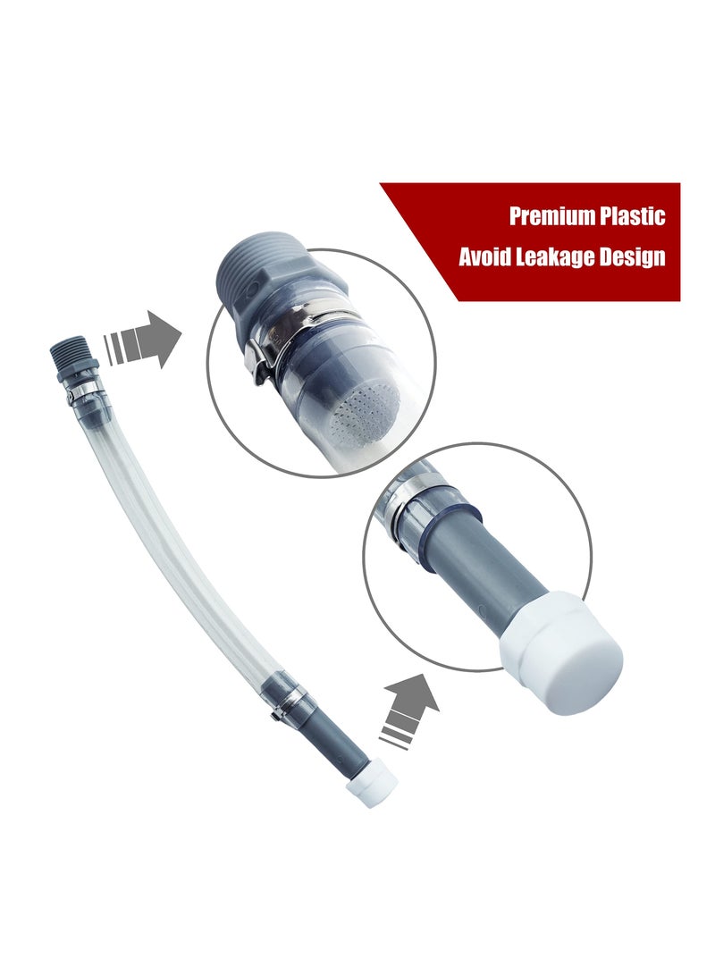 خرطوم تعبئة وقود سباقات مرن لجرار وقود VP Racing وScribner وLC2 - تصميم فلتر محسن، حزمة من 2 خرطوم لقبعات وقود السباقات. - Image 2