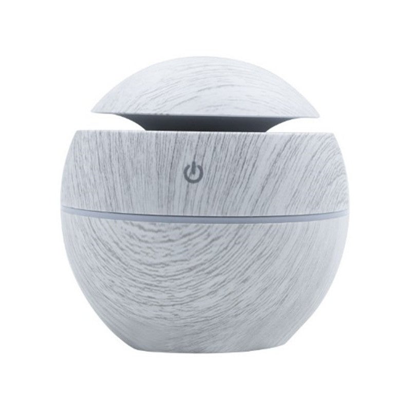 Neutral Cross-Border Mushroom Wood Grain Humidifier with Colorful Lights, Bedroom Hydration Device, Vase Aroma Diffuser, Factory Portable Home Use - Image 3