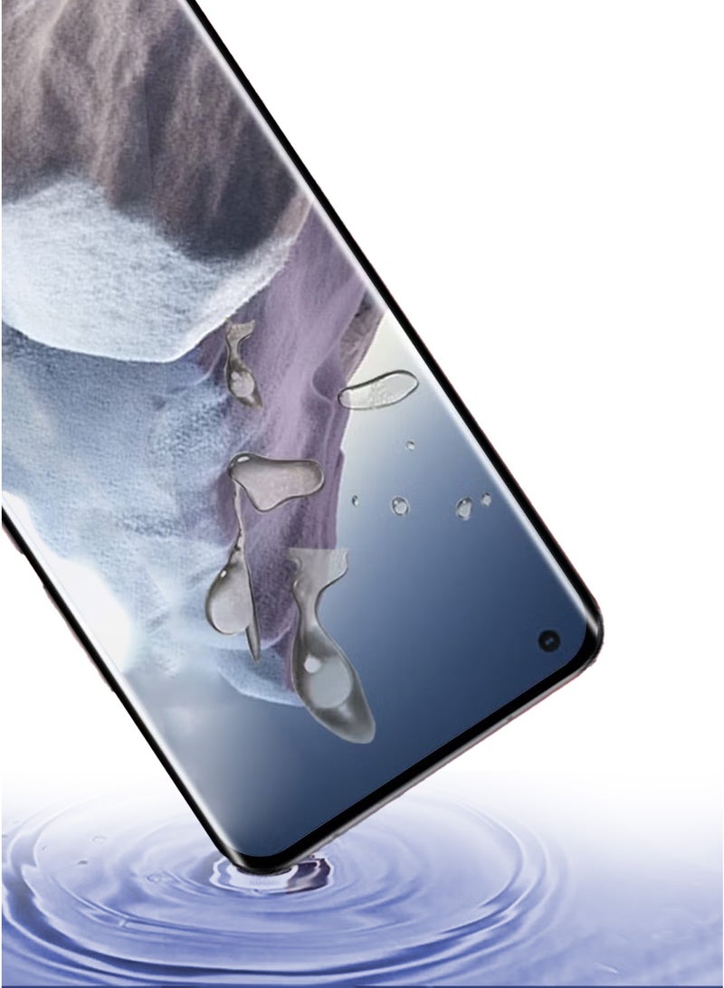 (لـ Xiaomi Mi 11 Ultra 5G) 2Pack، واقي شاشة زجاجي مقوى مضاد للبقع ومضاد للخدوش - جانب أسود - Image 3