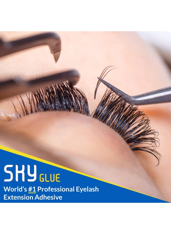 beau lashes 2 Bottles Sky Glue For Eyelash Extensions S+ | Super Strong Black Lash Extension Adhesive For Professional Long Lasting Semi Permanent Individual Lash Extensions | Fast Drying / 7+ Week Retention 5Ml - Image 3