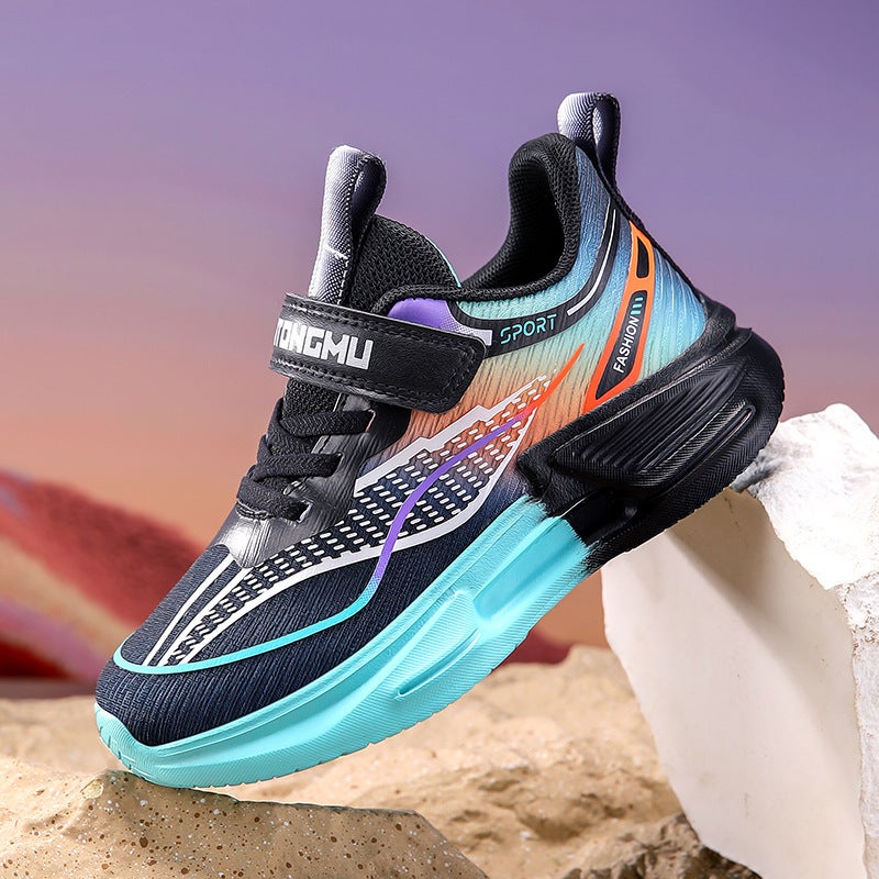 Mesh Sneakers Lightweight Flexible Sole Walking Shoes For Kids Indoor And Outdoor Activities - Image 1