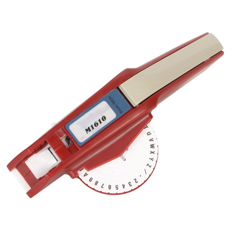 Manual Embossing Label Maker Portable Printer with 36 Characters for Home Office DIY Crafts - Image 2