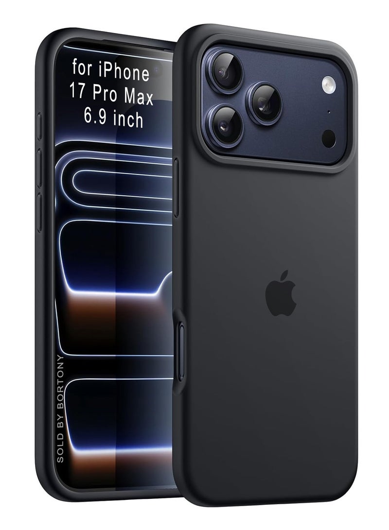 iPhone 17 Pro Max Case Liquid Soft Silicone iPhone 17 Pro Max Cover Anti Scratch with Inside Microfiber Lining Shockproof Protective Phone Case for iPhone 17 Pro Max - Image 1