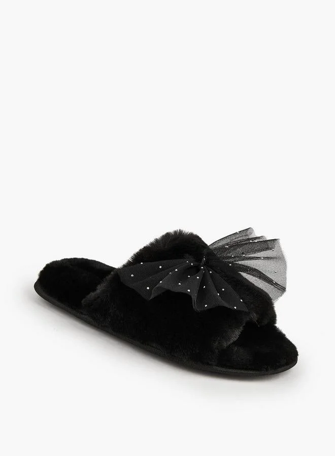 لو كونفورت Women Plush Bedroom Slides