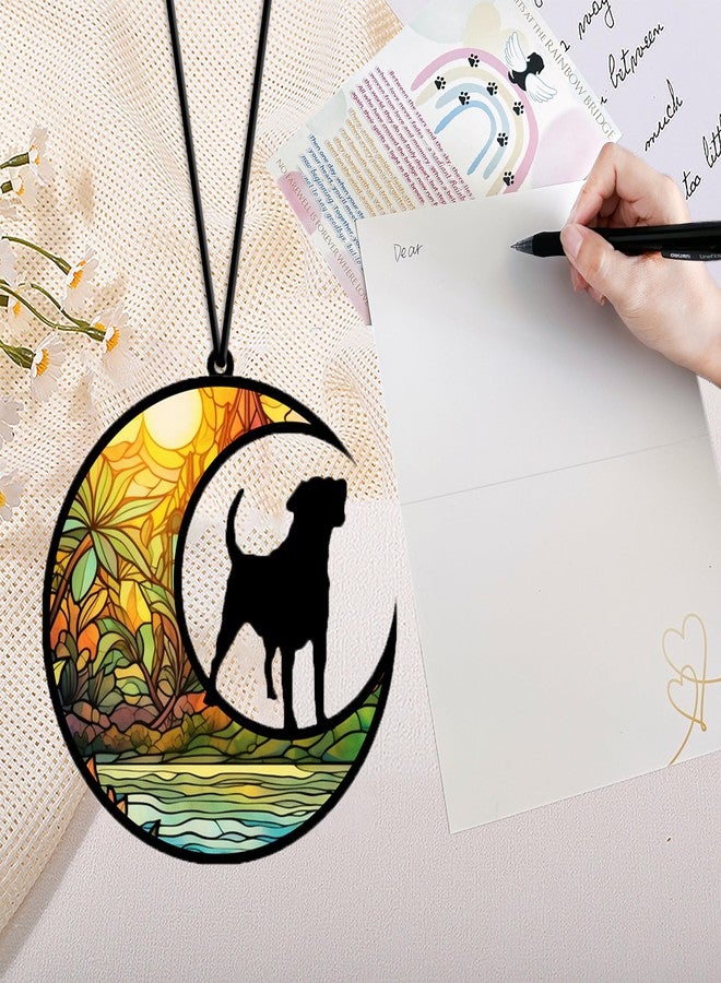 MCOTOP Pet Loss Gift, Dog Angel Memorial Suncatcher with Sympathy Card, MCOTOP (KIT) Pet Memorial Gifts for Dogs, Memorial Gifts for Loss of Dog Sympathy Gift - Image 1