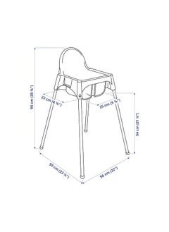 BLOOMING TIME Convertible Baby High Chair 3-in-1 with Removable Tray ，BPA-Free & Easy-Clean Design for Infants 6M+ (White)  - Image 5