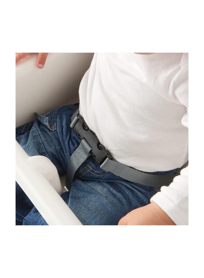 بلومنغ تايم كرسي طعام مرتفع قابل للتحويل 3 في 1 مع صينية قابلة للإزالة، خالٍ من مادة BPA وتصميم سهل التنظيف للأطفال من عمر 6 أشهر فما فوق (أبيض) - Image 3