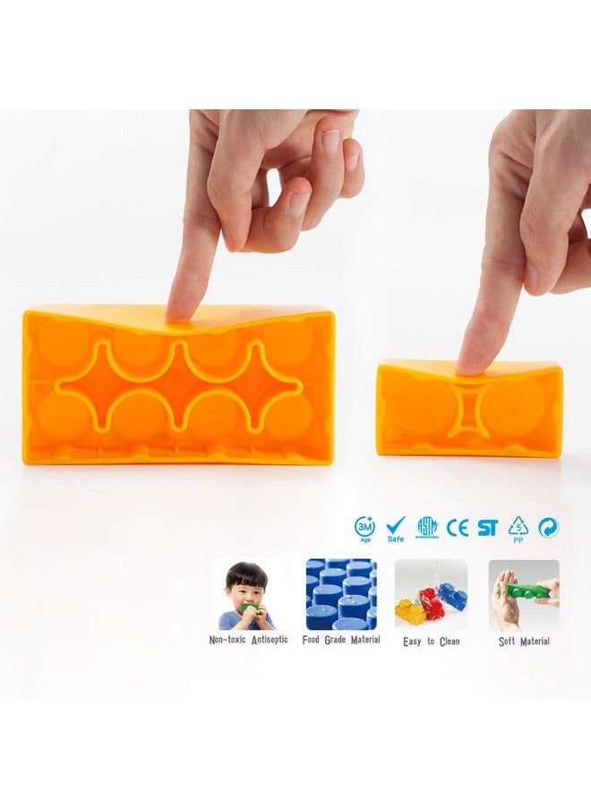uniplay Mix Soft Building Blocks For Infant Early Learning Educational And Sensory Toy Cognitive Development For Unisex Toddlers (36Piece Set)  - Image 4
