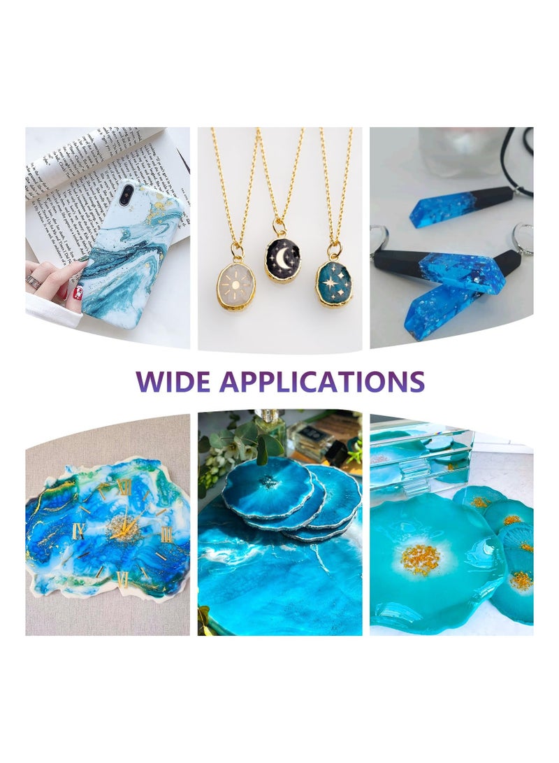 24 Colors Color Pigment Epoxy Resin Pigment - 24 Colors Liquid Translucent Colorant, AB Coloring Paint Highly Concentrated Dye for DIY Resin Carft Jewelry Making - 5ml Each - Image 2