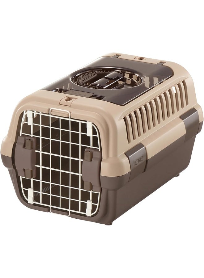 Richell Double Door Pet Carrier Small, Travel Carrier for small dog and cat - Image 1