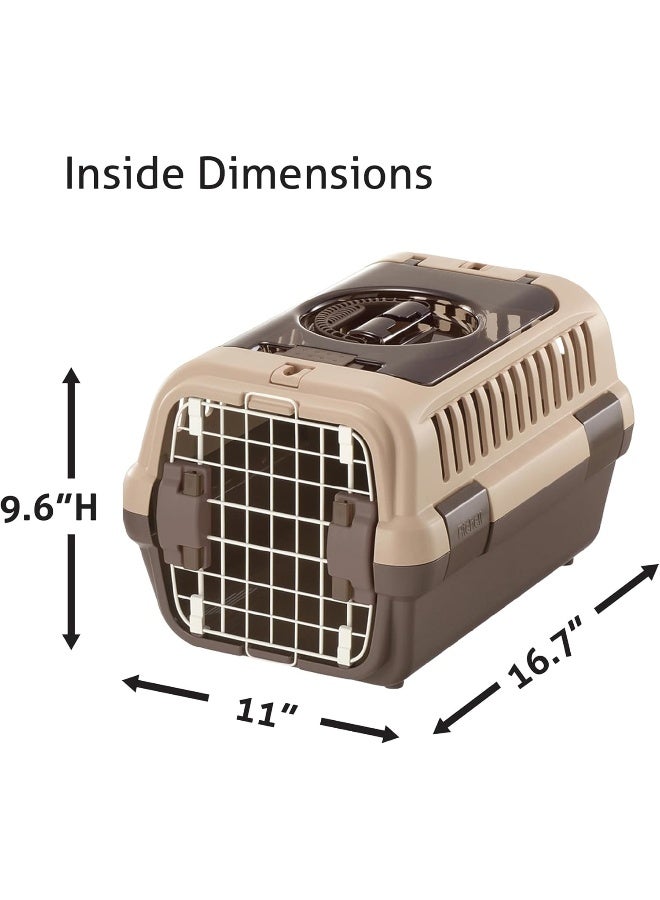 Richell Double Door Pet Carrier Small, Travel Carrier for small dog and cat - Image 5