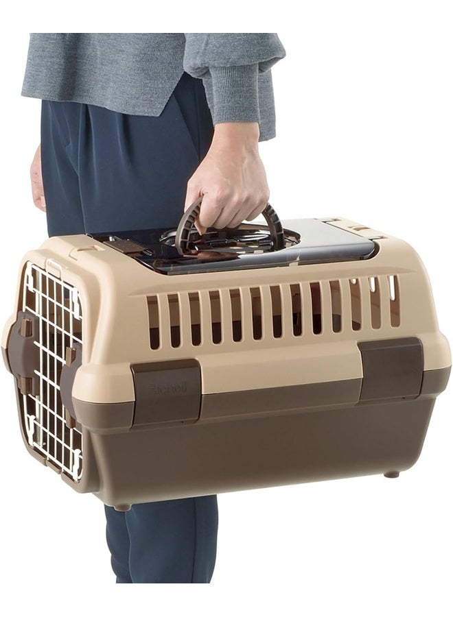 Richell Double Door Pet Carrier Small, Travel Carrier for small dog and cat - Image 3