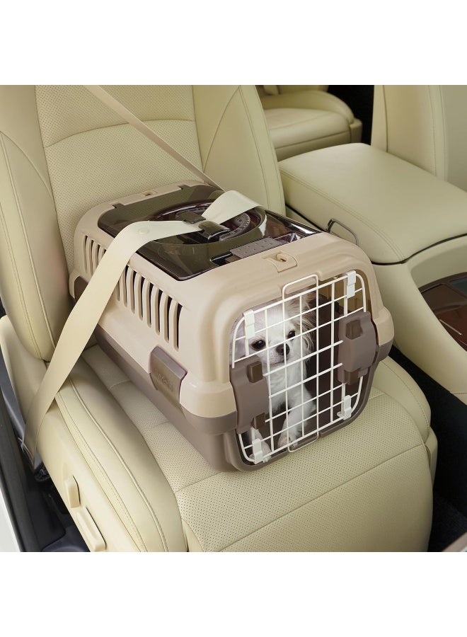 Richell Double Door Pet Carrier Small, Travel Carrier for small dog and cat - Image 4