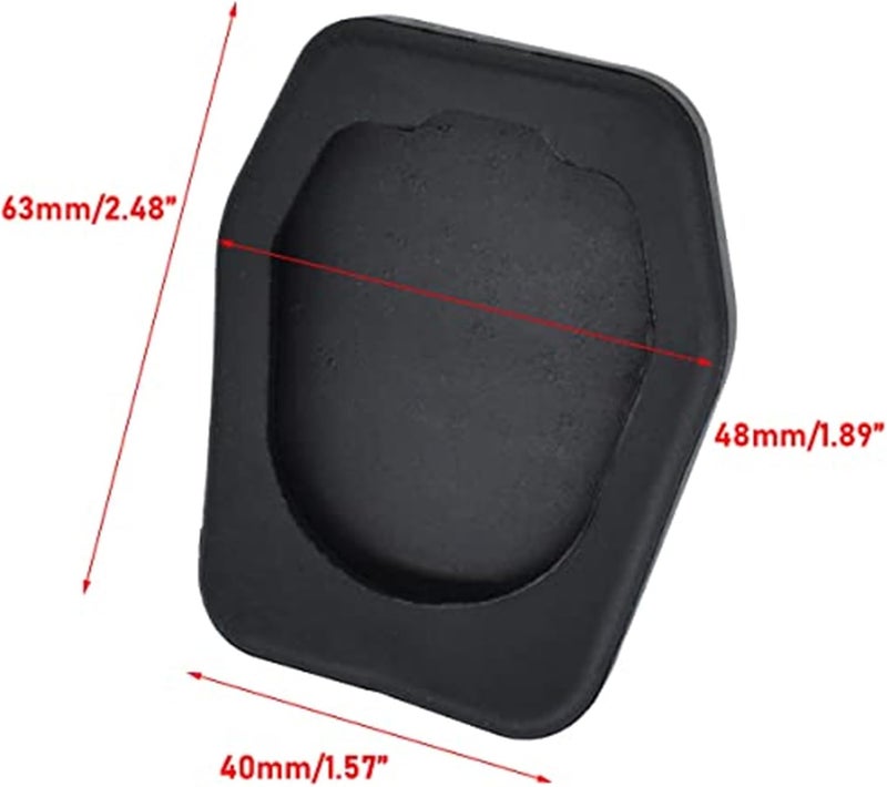 Wivplex Car Brake Clutch Pedal Pad Rubber Cover - Image 2