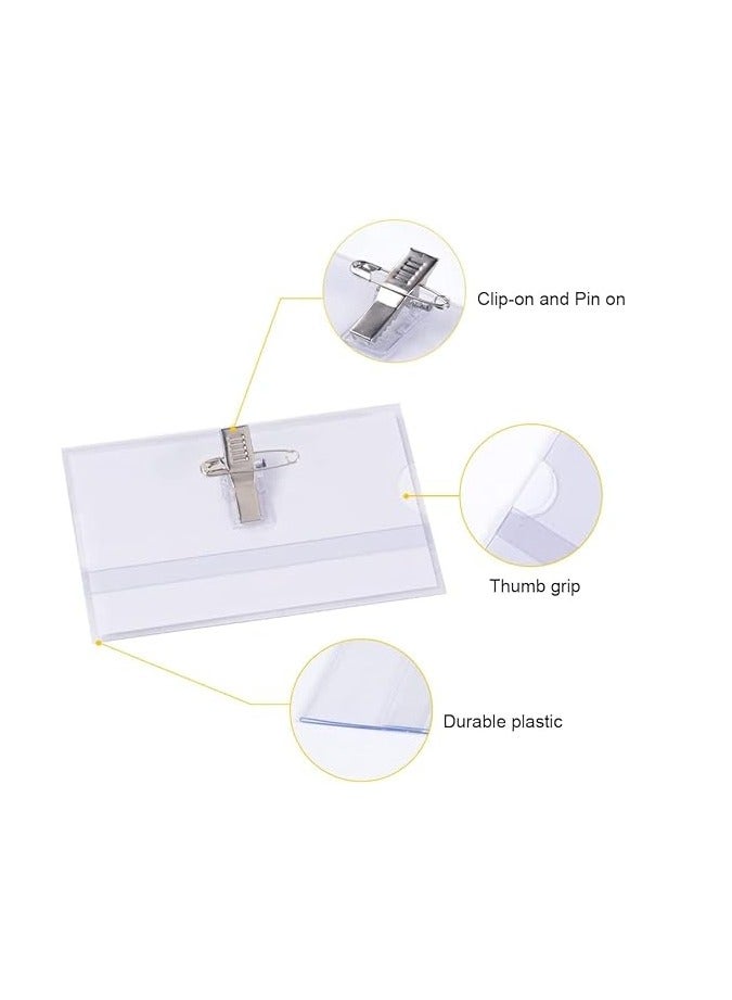 Terabyte Pack of 10pcs Reusable Acrylic Name Badges - Image 3