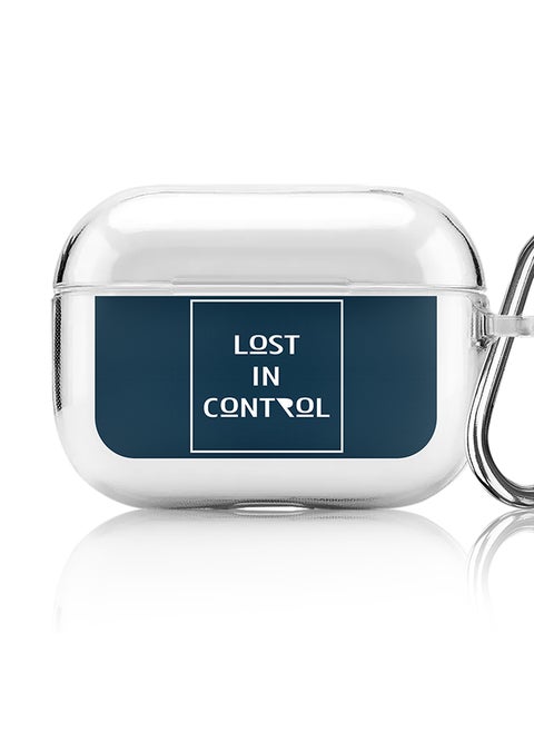 Classic Clear printed Case for Apple AirPods Pro 2nd Generation Thin Transparent Cover [Designed for Apple AirPods Pro 2nd Generation] - Lost in control