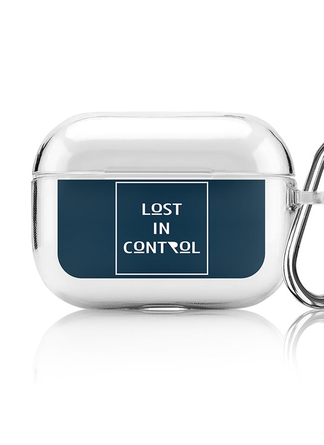 Classic Clear printed Case for Apple AirPods Pro 2nd Generation Thin Transparent Cover [Designed for Apple AirPods Pro 2nd Generation] - Lost in control