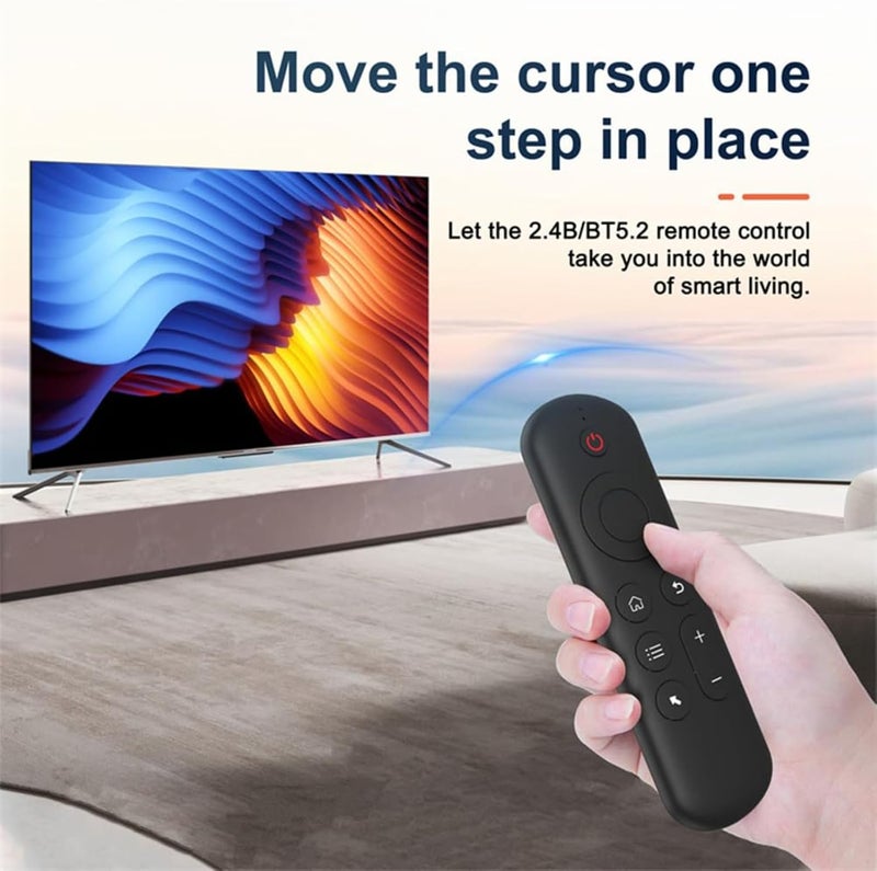 Mini Keyboard, Wireless Air Mouse Remote Control with 2.4G & BT5.2 Connectivity, Rechargeable Backlit Mini Keyboard for Android TV Box, PC, Smart TV, Projector, All-in-One PC, MAC - Image 3