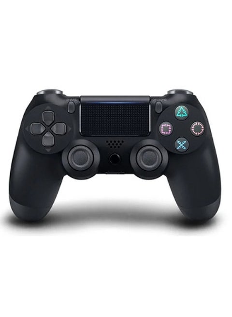 وحدة تحكم لاسلكية لألعاب الكمبيوتر مع اهتزاز مزدوج، وحدة تحكم لاسلكية DualShock لجهاز PS4، ولوحة لمس قابلة للنقر ومضادة للانزلاق