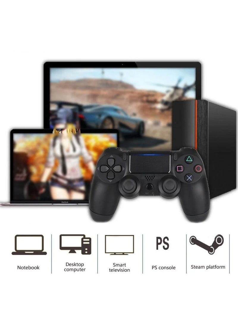 Wireless Controller for Computer Games with Dual Vibration, DualShock Wireless Controller for PS4, Clickable Touchpad and Anti-Slip - Image 3
