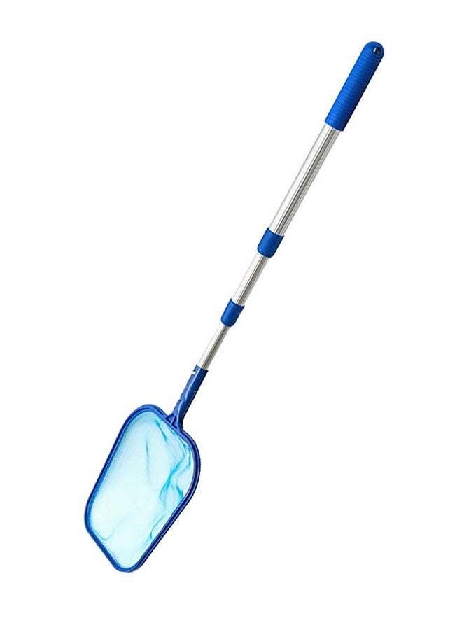 NIBEMINENT Pool Skimmer Net With Telescopic Pole Blue/Silver  - Image 2