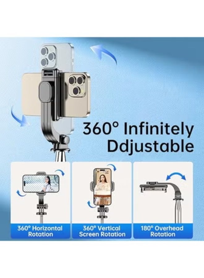 170cm Extendable Phone Selfie Stick Tripod - Lightweight & Portable Remote Control Stand for Daily Use - Image 3