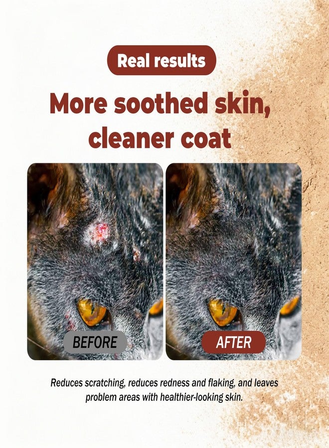 VivaElixir Ringworm Support Powder for Cats and Dogs – Fast Acting Relief of Itch/Redness/Fluff/Plaques – Allergy & Immune Support – L-Lysine, Beta-Glucan, Turmeric 95%, Chelated Zinc & Biotin – 60g Powder - Image 4