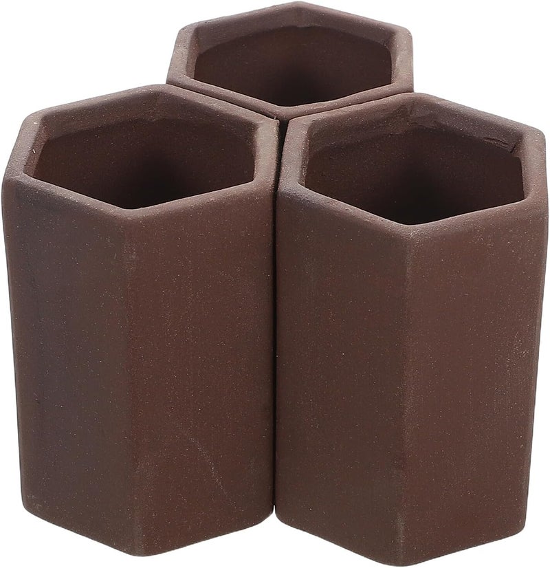 Aquarium Shrimp Hideout Pottery Cave for Fish Tank Shrimp Spawning Shelter with Hiding Space Sturdy Ceramic Aquarium Décor - Image 1
