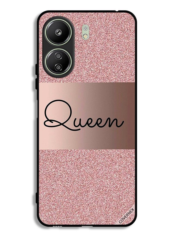 Covernex Xiaomi Redmi 13C Protective Case Cover Queen Glitters Background - Image 1