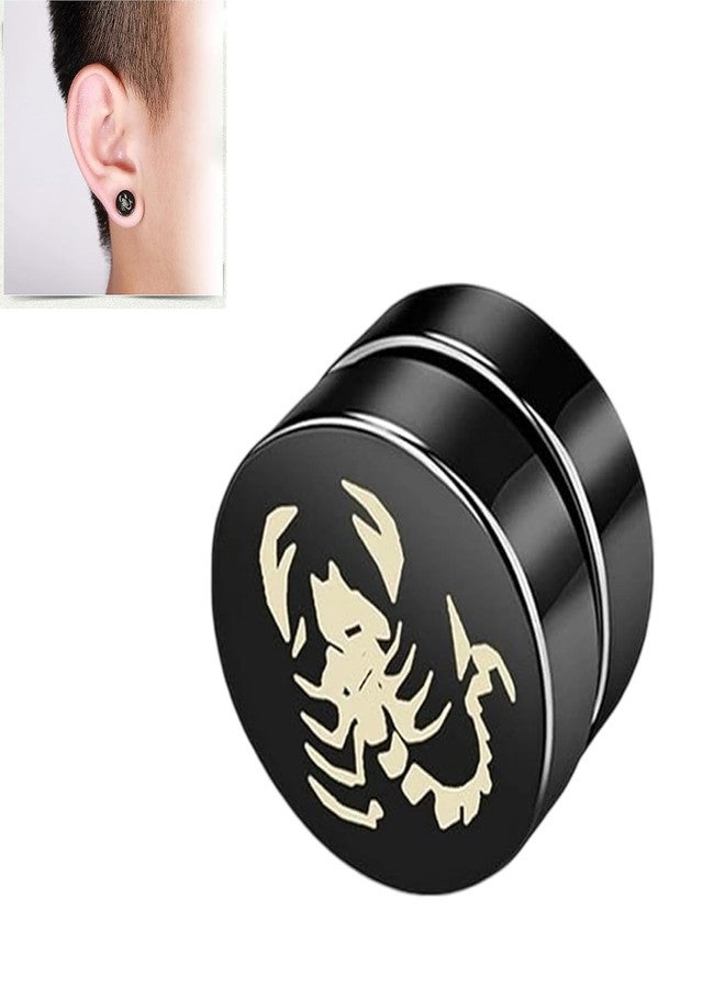 Buildcon Magnetic Earrings for Men, Non Piercing Ear Studs for Sensitive Ears, Stylish Magnetic Earrings for Men and Boys, Fashion Accessories for men and Special Occasions, 10x10mm Metal - Image 5