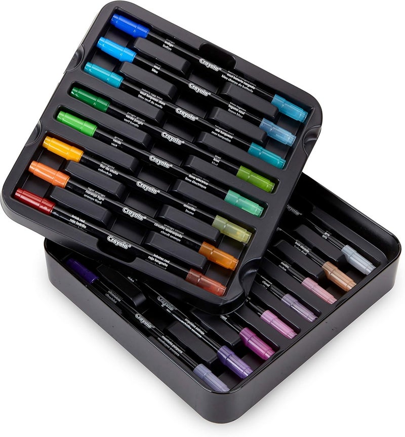 Crayola Signature Sketch And Detail Dual Ended Markers, 16 Count - Image 4