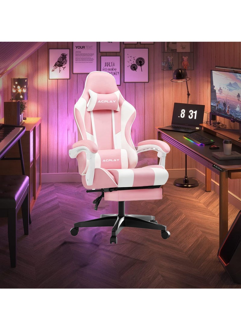 ACPLAY - High Back Gaming Chair,High Quality Ergonomic PC Computer Chair,Adjustable Swivel, Headrest & Lumbar Support,Ideal for Office,Computer & Gaming - Image 1