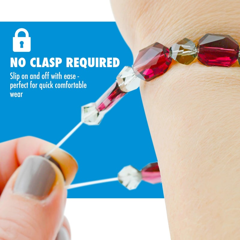 Beadalon Elasticity 0.5mm Diameter 5 Meters/Pkg-Clear - Image 2