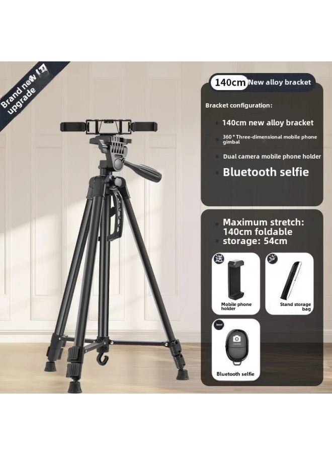 Generic Kk Professional Tripod Professional Grade Camera Multi-function SLR Camera Pan/tilt Anti-shake Portable Carbon Steel-Body Color:-  - Image 1