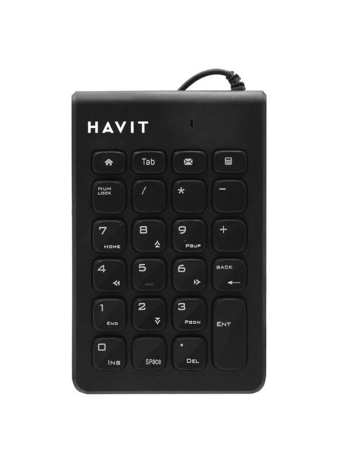 havit KB223 USB Numeric Keypad -23 Keys – Slim keycap For Laptop  - Image 1