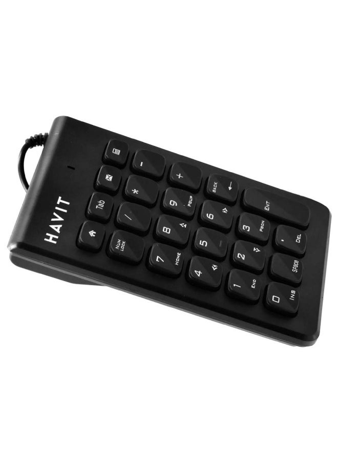 havit KB223 USB Numeric Keypad -23 Keys – Slim keycap For Laptop  - Image 2