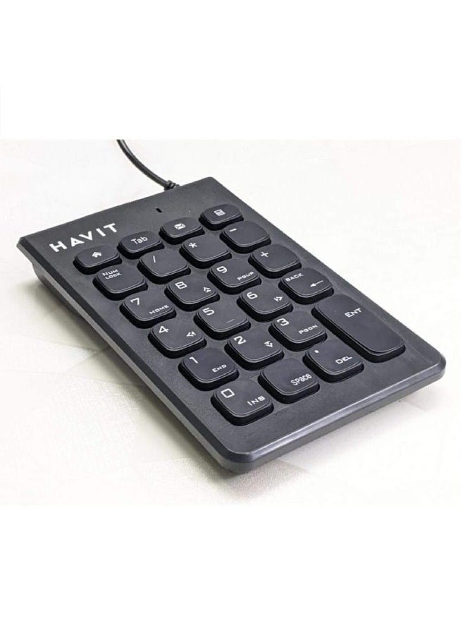 havit KB223 USB Numeric Keypad -23 Keys – Slim keycap For Laptop  - Image 4