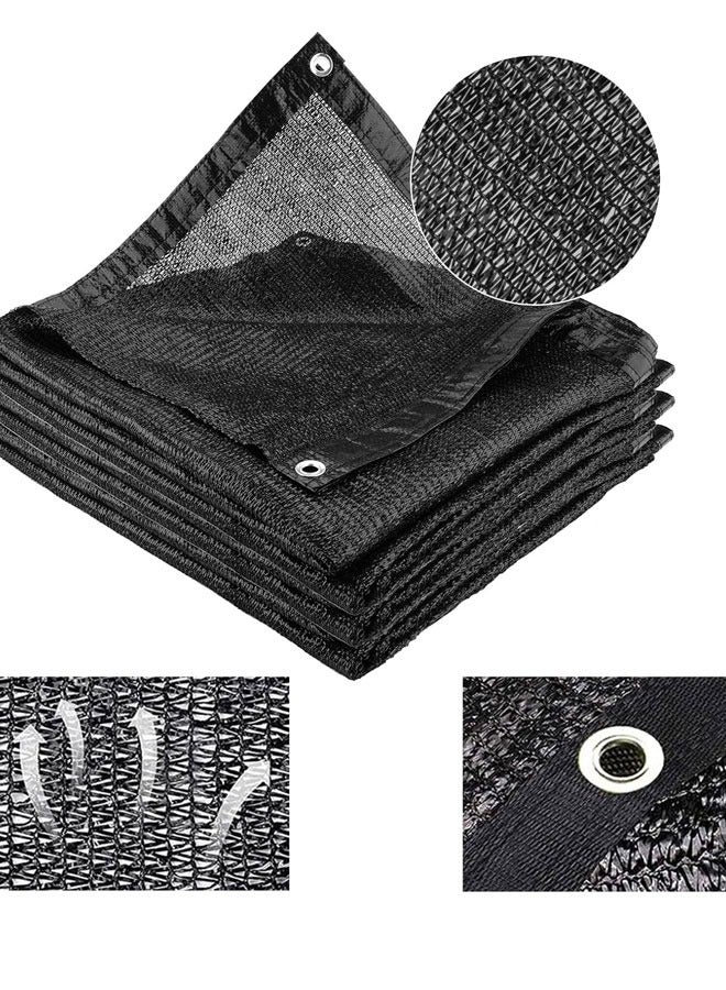 Generic 70%-80% Black Shade Cloth for Patio, UV Resistant Sun Shade Mesh Net with Grommets, Mesh Tarp Plant Shade Cover for Plants Garden Greenhouse Backyard Outdoor - Image 1