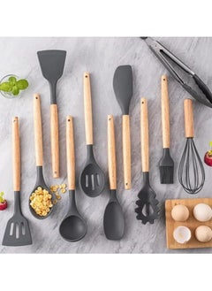 12-Piece Kitchen Silicone Bamboo Handles Distribution Set, Non-Stick Cookware, for Stirring Food - Multi Color - pzsku/ZA3F765ABB90A7892AAA0Z/45/_/1735400475/7b2b4766-ea90-412b-9c12-34e28adf650c