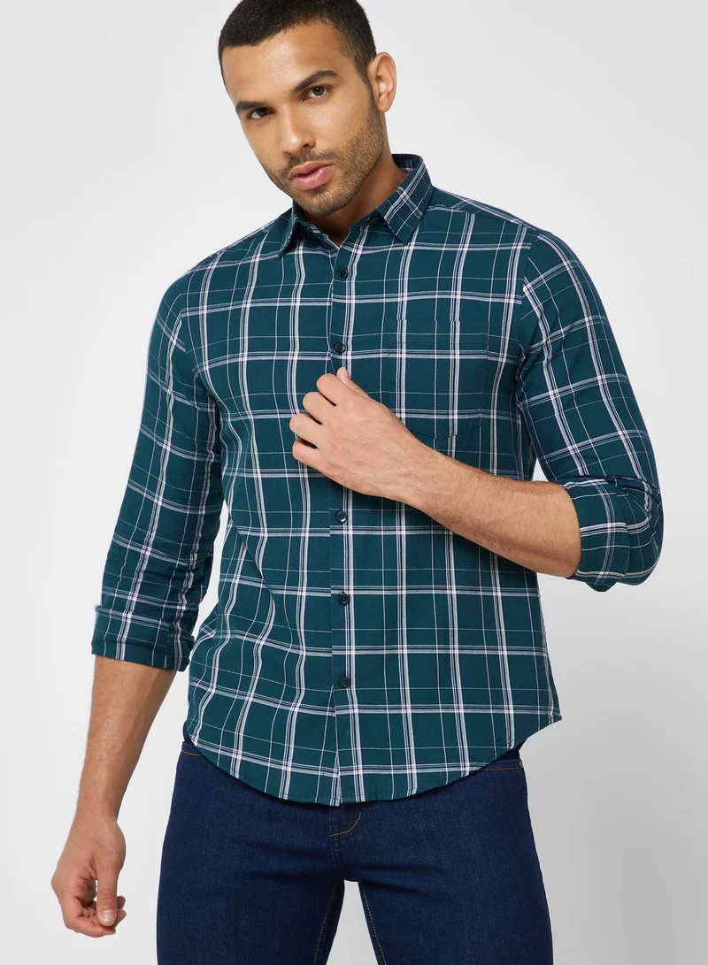 Seventy Five Checked Long Sleeve Shirt