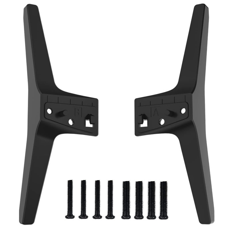 Maozhren Base Stand for LG TV Legs, Replacement for 55 Inch LG TV Stand 55UK6300PUE 55UJ6540 55UK6200PUA 55UM7300 55UK6090PUA 55LJ550M 55LJ5500 55LJ5550 55LJ5500UA 55LJ550M-UB 55UN6900 55UN7300PUF with Screws - Image 1