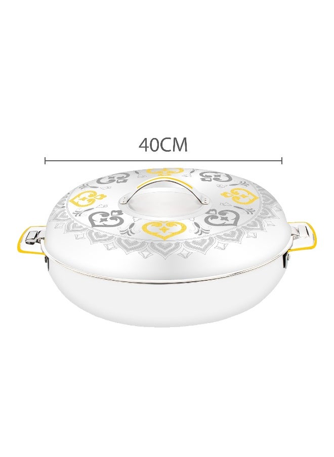 Rathore - Maha Hotpot Stainless Steel Casserole Thermal Serving Bowl Keeps Food Hot for long time 40CM - Image 1