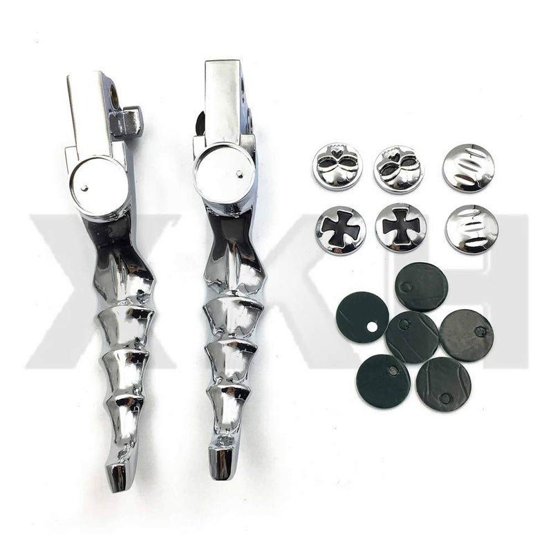 XKH Motorcycle Parts Brake Clutch Hand Lever Compatible with Street Glides Road Kings Chrome B00Y44IEJ2