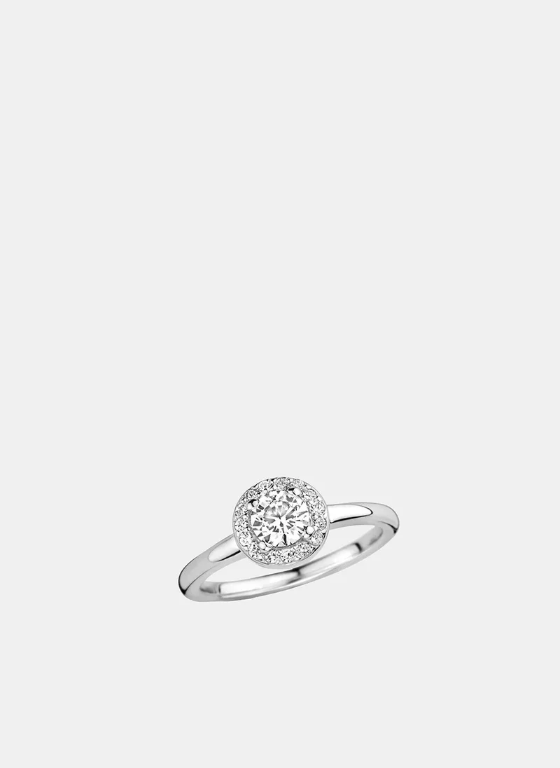 ليو جو خاتم بحجر الراين المستدير