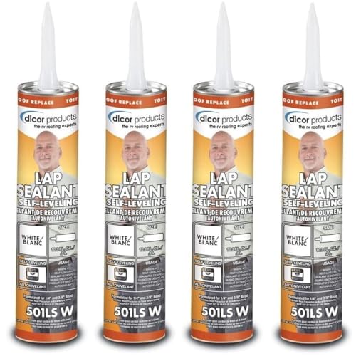 Dicor 501LSW-1 Self-Leveling Lap Sealant, 4 Pack - Image 1