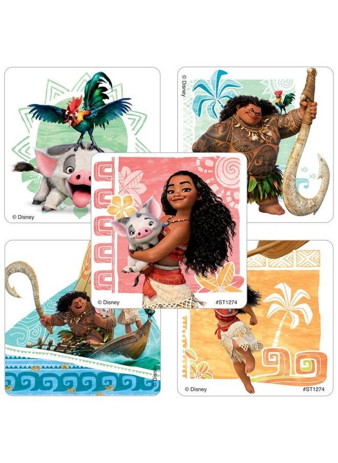 SmileMakers - Moana Stickers Prizes And Giveaways 100 Per Pack - Image 1