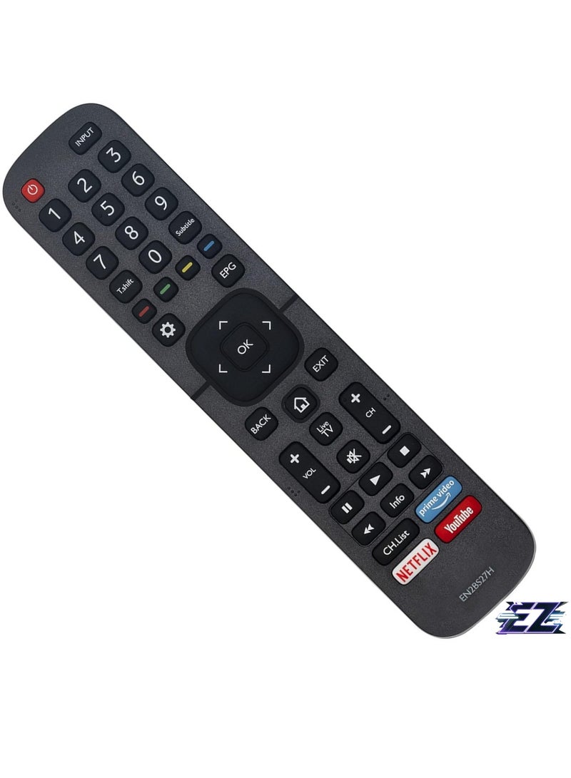 ELTRAZONE Replacement Remote Control EN2BS27H Compatible with Hisense Smart TV 58S5 65R6 65S8 75R6 75S8 70B7100UW 55B7100UW 43B7100UW 50B7100UW 65B7100UW 55B7100UW WW Q8600 65Q8600UWG B8000 B7100 with battery - Image 2