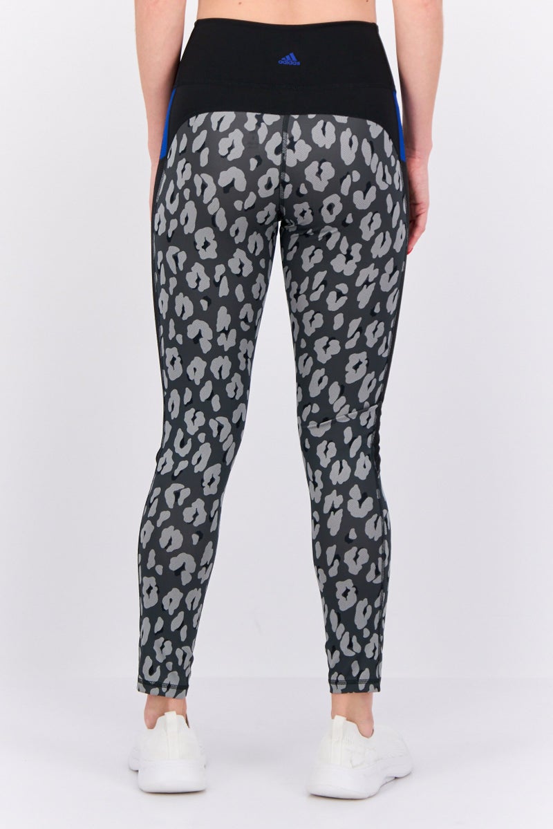 Adidas سراويل تدريب رياضية نسائية قابلة للسحب، سوداء - Image 3