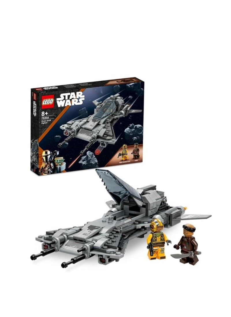 LEGO - Star Wars Pirate Snub Fighter Set, The Mandalorian Season 3 Building Toy for Kids, Boys & Girls with Model Starfighter, Pilot and Vane Minifigures, Collectible Gift Idea - Image 1