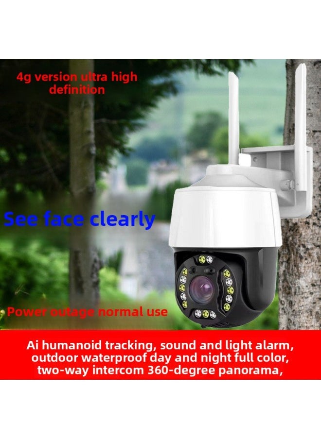 Generic Outdoor Home Monitor Outdoor 4g Night Vision Outdoor Networkless Remote High-Definition Surveillance Camera Wireless Complete Set-Body Color:Ultra Hd Ball Type 4g Monitoring + 30-day Loop Video Card + With Power Outage  - Image 3